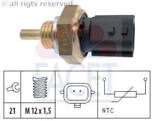 727112 NRF sensor de temperatura do fluido de esfriamento