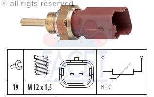 SPA156 Magneti Marelli sensor de temperatura do fluido de esfriamento