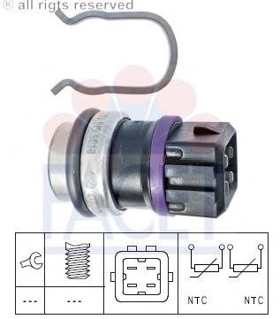 530353 KW sensor de temperatura do fluido de esfriamento