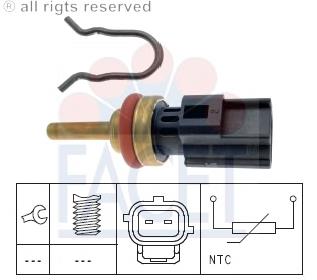 6M5G12A648AA Ford sensor de temperatura do fluido de esfriamento