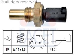 88851 Mapco sensor de temperatura de combustível