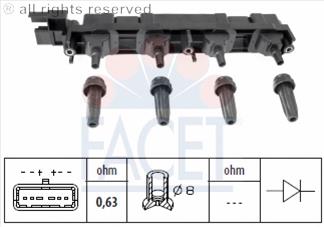 96409 Facet bobina de ignição