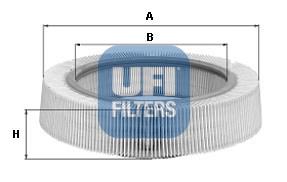 3000500 UFI filtro de ar