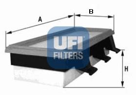 3010800 UFI filtro de ar