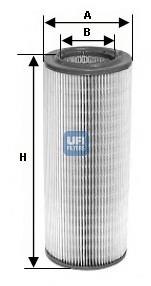 2715900 UFI filtro de ar