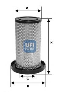 2717500 UFI воздушный фильтр