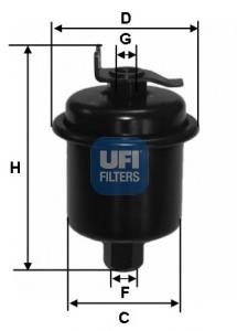 31.621.00 UFI filtro de combustível