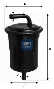 3152100 UFI топливный фильтр