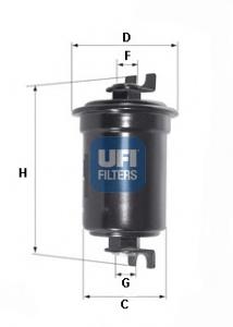 3154400 UFI топливный фильтр