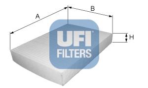 5304500 UFI filtro de salão