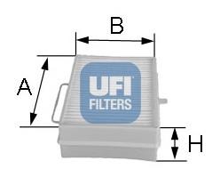 Фильтр салона 5306600 UFI