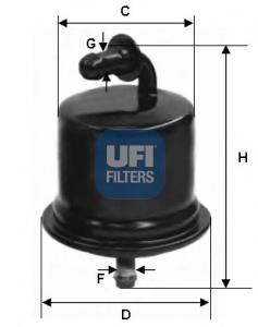 Топливный фильтр 3172400 UFI