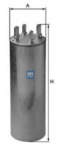Фильтр тонкой очистки топлива UFI 3184900 цена, от 39.83 USD