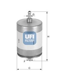 Топливный фильтр 3181700 UFI