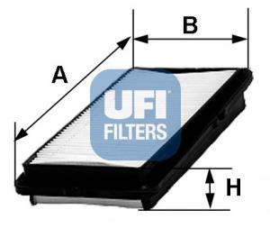 3026900 UFI filtro de ar