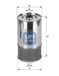 2549901 UFI filtro de óleo