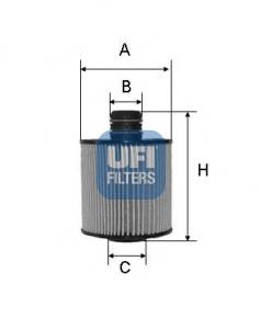 25.083.00 UFI filtro de óleo