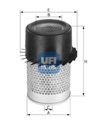 2713200 UFI воздушный фильтр