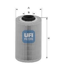 Фильтр тонкой очистки топлива UFI 2601800 цена, от 12.58 USD