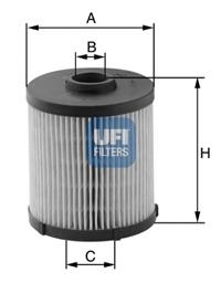 26.021.00 UFI filtro de combustível