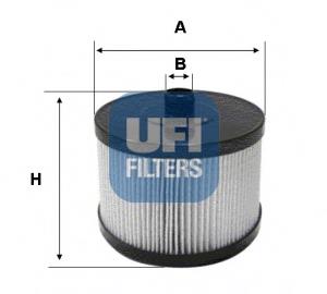 26.022.00 UFI filtro de combustível