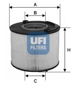 26.015.00 UFI filtro de combustível