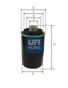 23.493.00 UFI filtro de óleo