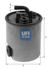 2400500 UFI filtro de combustível