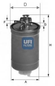 24.003.00 UFI filtro de combustível