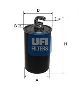 24.030.00 UFI filtro de combustível