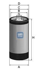 Купить 2328800 UFI Фильтр центробежный очистки масла