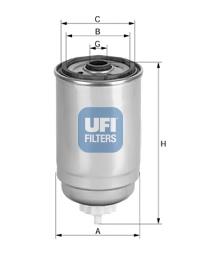 Топливный фильтр 2452600 UFI