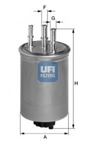 24.445.00 UFI filtro de combustível