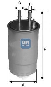 24.ONE.01 UFI топливный фильтр