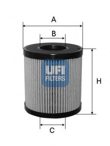 25.060.00 UFI filtro de óleo
