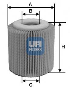 25.056.00 UFI filtro de óleo