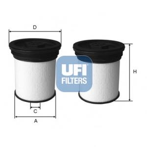 26.047.00 UFI filtro de combustível