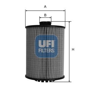 25.089.00 UFI filtro de óleo