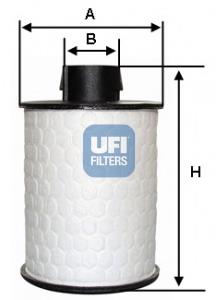 60.H2O.00 UFI топливный фильтр