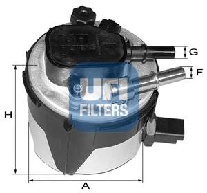 55.170.00 UFI filtro de combustível