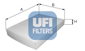 5315700 UFI filtro de salão