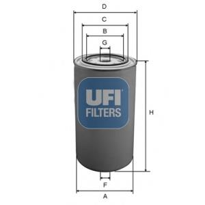 Топливный фильтр 2408900 UFI