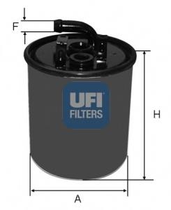 24.416.00 UFI filtro de combustível