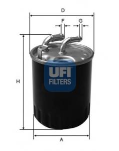 24.077.00 UFI filtro de combustível