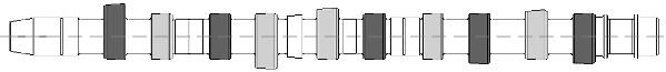 50006215 Kolbenschmidt árvore distribuidora de motor