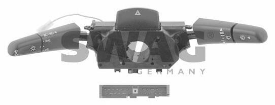 A0015404845 Mercedes comutador instalado na coluna da direção, montado