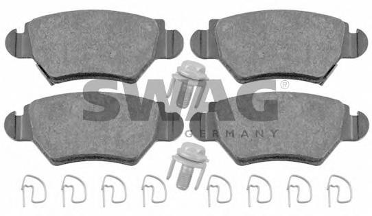 40916445 Swag Колодки тормозные дисковые комплект
