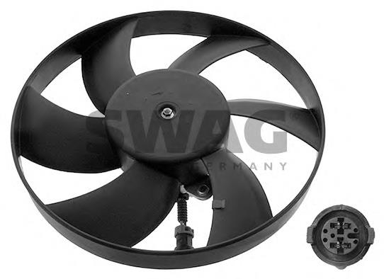 30937912 Swag ventilador elétrico de esfriamento montado (motor + roda de aletas)