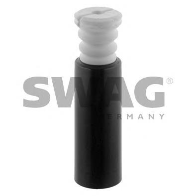 Pára-choque (grade de proteção) de amortecedor traseiro + bota de proteção 501781 Hans Pries (Topran)