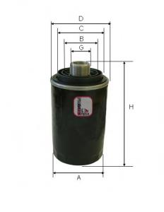 S3493R Sofima filtro de óleo